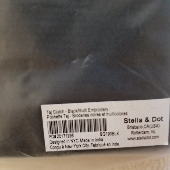 Stella Dot Taj Clutch - Aztec Print - New - Picture 8 of 9